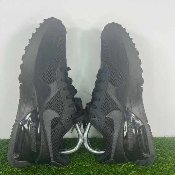 Nike AIR MAX SYSTM Running Shoes Triple Black Youth 6.5Y/ Women’s 8 - Picture 6 of 8